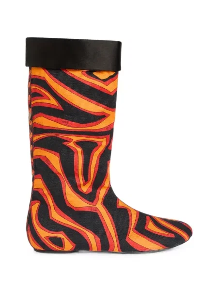 Botine Pucci cu imagine negru