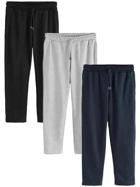 Next Pantaloni sport bleumarin / gri negru