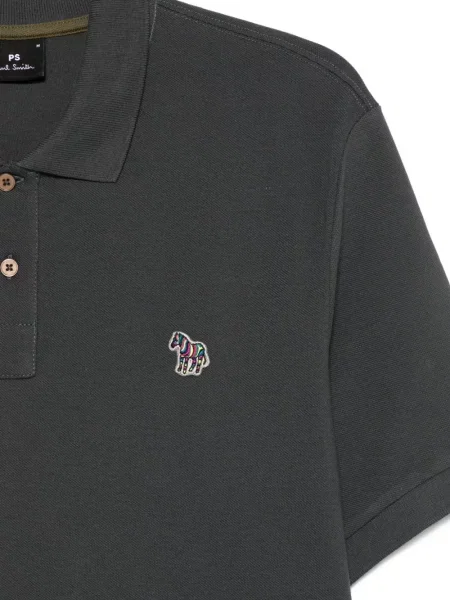 Polo Ps Paul Smith cu model zebră gri
