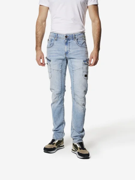 KOROSHI Jeans deschis albastru