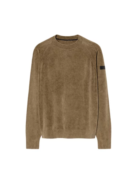 Dzianinowy sweter Rrd zielony