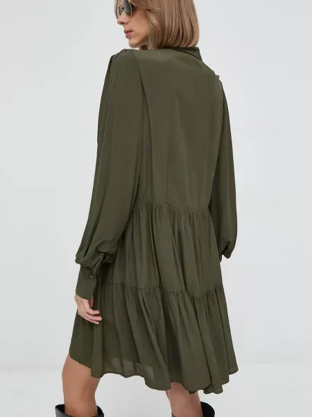Ivy Oak Sukienka Marla zielony mini oversize
