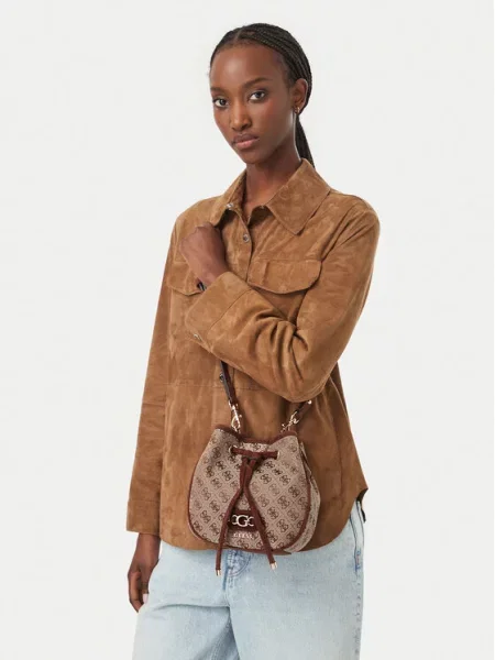 Torbica Guess Samantha Mini smeđa