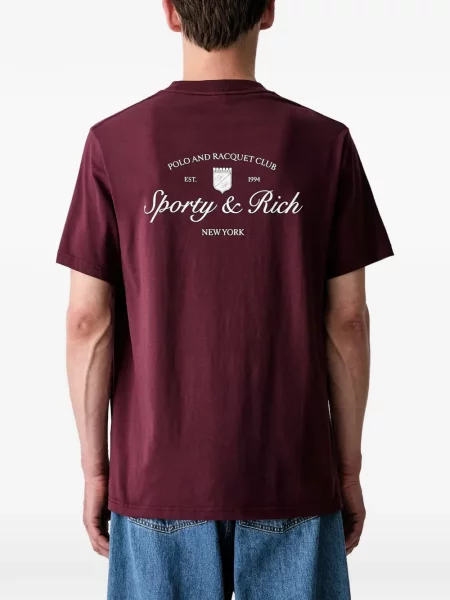 Tricou Sporty & Rich roșu