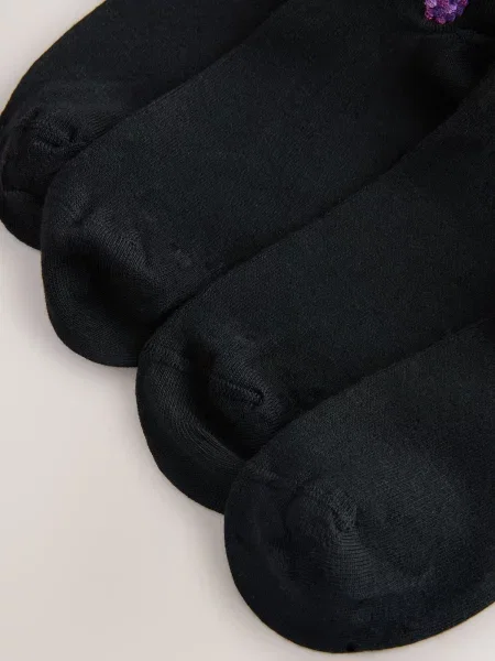 Next Șosete verde deschis / roz / roșu negru