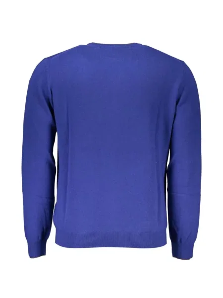 Pulover Harmont & Blaine cu broderie albastru