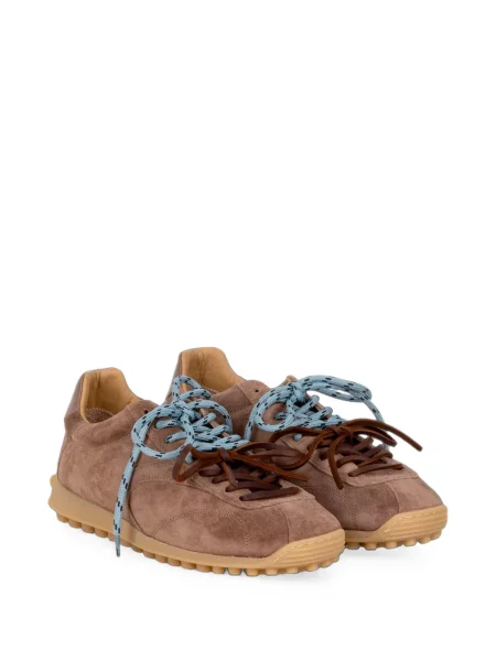 Sneakerși Stokton din piele de căprioară maro