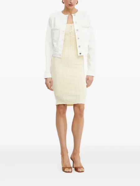 Rochie mini Guess tricotate cu legături