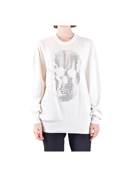 Sweter Philipp Plein biały