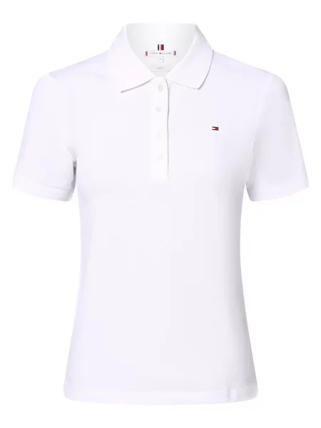 Tommy Hilfiger koszulka polo Kobiety jednolity S biały