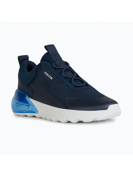 Juniorské topánky Geox Activart Illuminus navy modrá