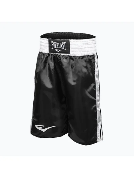 Мъжки тренировъчни шорти Everlast Trunks Pro black/white бяло