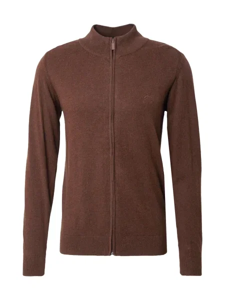 INDICODE JEANS Kardigan Tinos melange smeđa