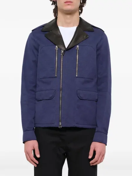 Geanta de piele Lanvin albastru