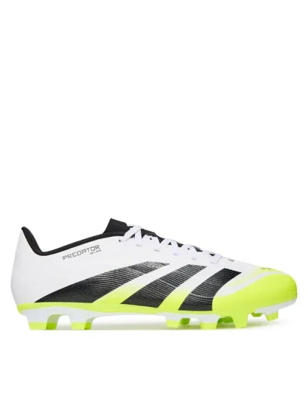 Ghete pentru fotbal adidas Predator alb