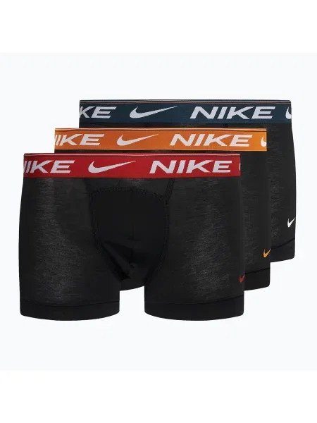 Мъжки боксерки Nike Dri-FIT Ultra Comfort Trunk 3 чифта луна/драконово червено/морскосиньо черна