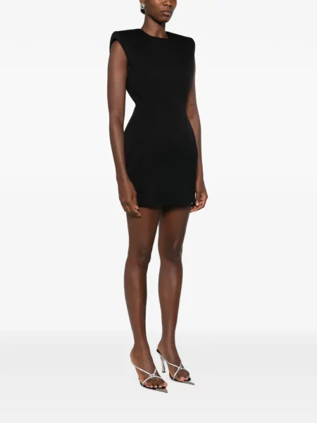 Rochie mini Mugler fără mâneci negru