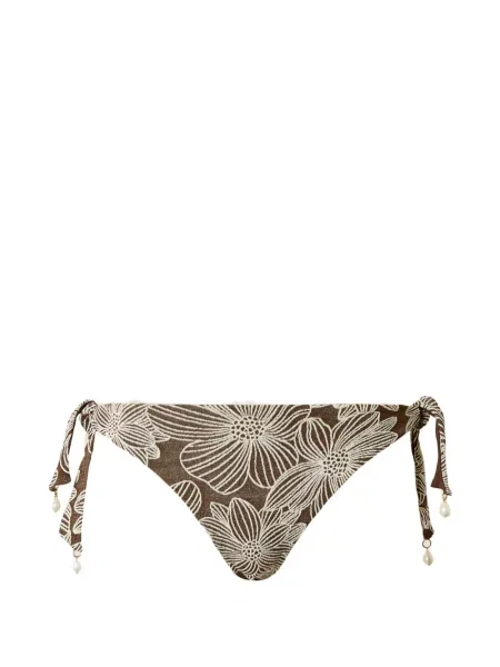 Bikini Twinset din jacard maro