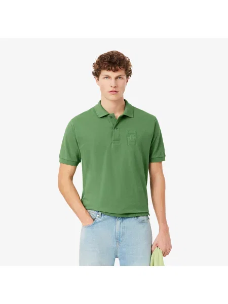 Lacoste Koszulka Polo Classic Fit zielona