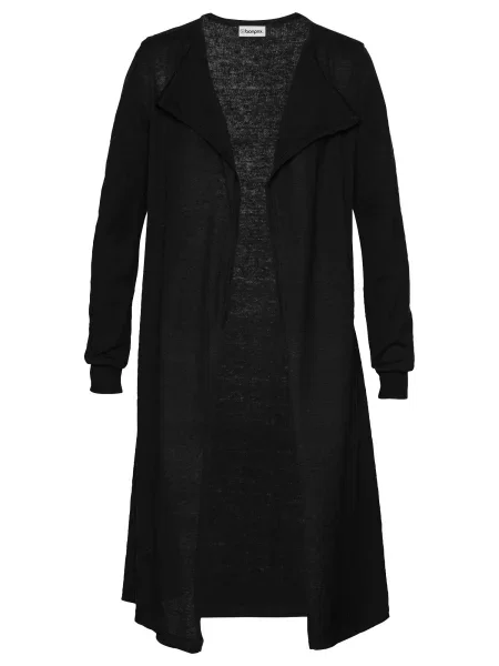 Bonprix Geacă tricotată negru