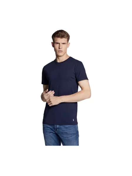 Polo Ralph Lauren t-shirt granatowy gładki niebieska