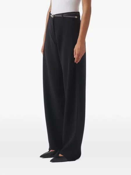 Cu centură pantaloni Max Mara negru