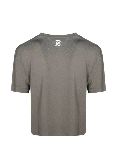 Decupat tricou Belly Bandit alergare gri