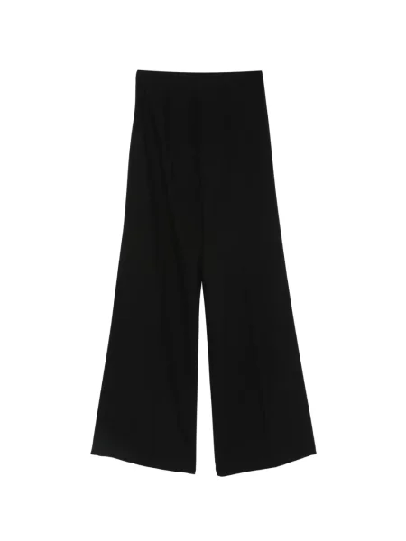 Pantaloni palazzo Cenere Gb negru