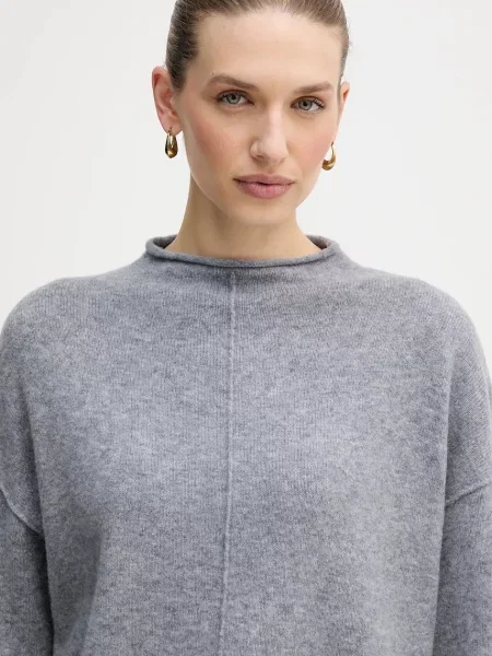 Светр із додаванням вовни OUI півгольф сірий