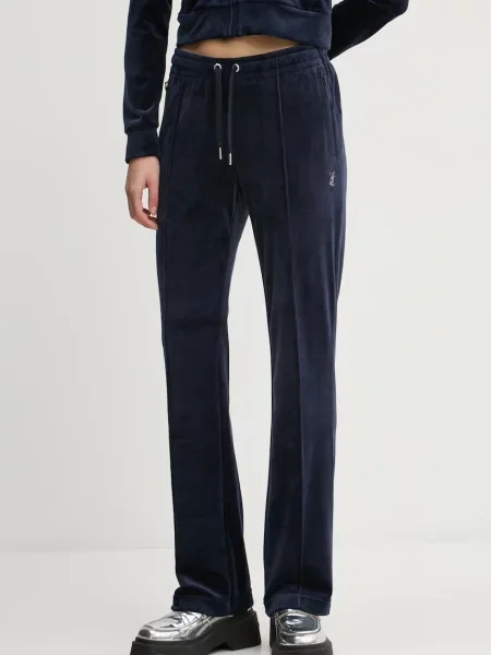 Juicy Couture pantaloni de trening marin cu imprimeu albastru