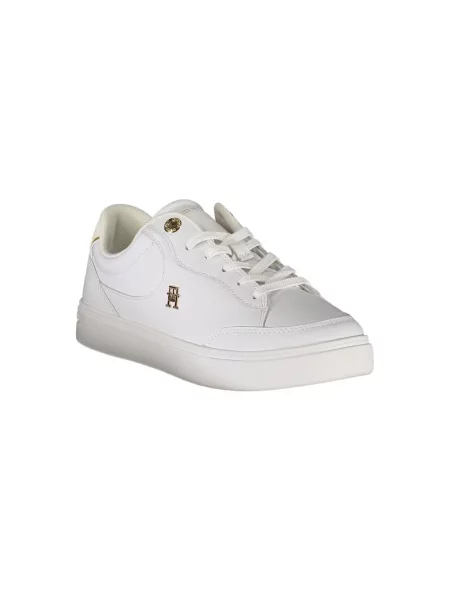 Buty Tommy Hilfiger Essential Chic Court czysty żółty 36 biały