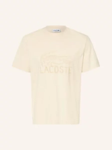 Lacoste Koszulka beige beżowa