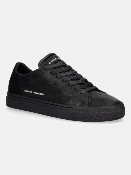 Crime London AMUSE sneakers pentru bărbați din piele negru