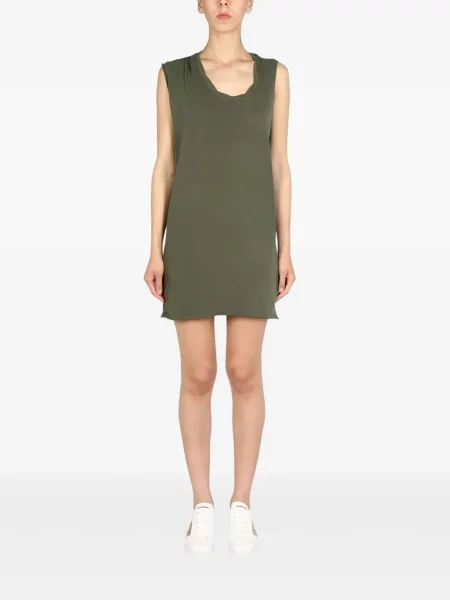 Rochie mini Dsquared2 fără mâneci de costum verde