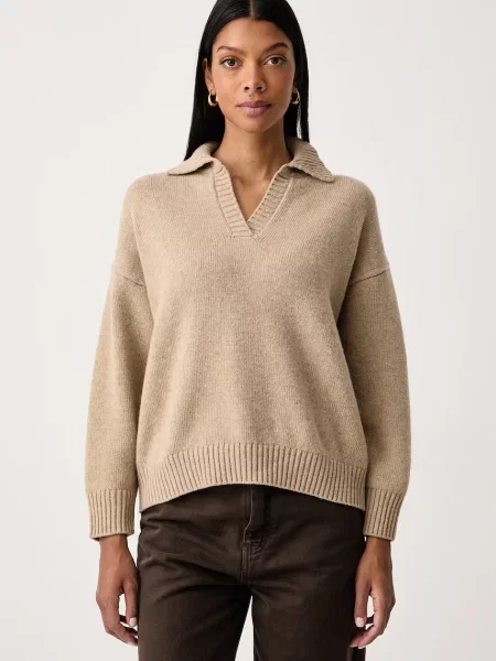 Weekend MaxMara De lână pulover Wkdagre | Relaxed fit bej
