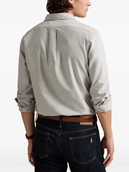 Μικρός κασκέτο Polo Ralph Lauren με χαμηλή μέση υφαίνω διαγωνίως πράσινο