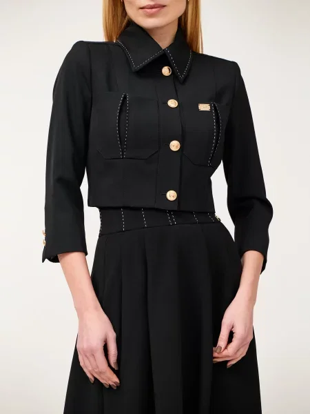 Піджак Elisabetta Franchi чорний