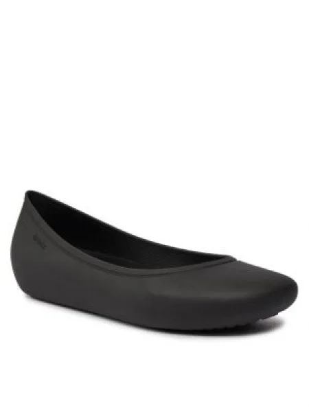 Crocs Balerini Brooklyn Flat negru