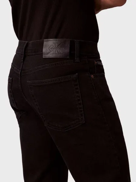 Прямі джинси Calvin Klein чорні