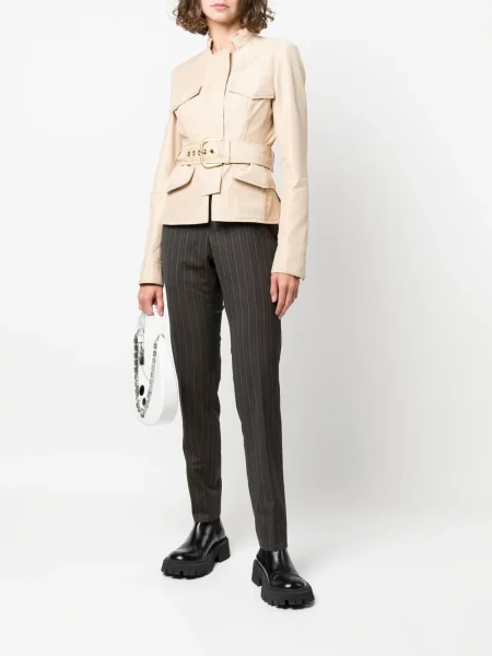 Kalhoty Gucci Pre-owned šedé