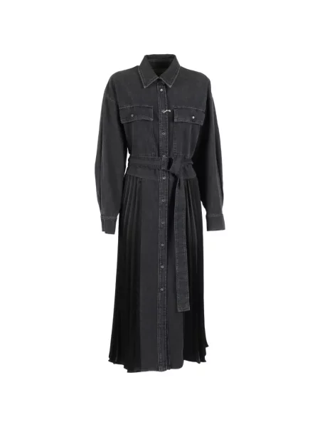 Voiaj rochie Weekend Max Mara plisată de costum negru
