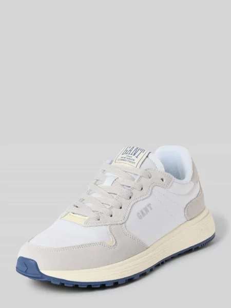 Sneakersy z detalami z logo model ‘BEYWIN’ Gant błękitne