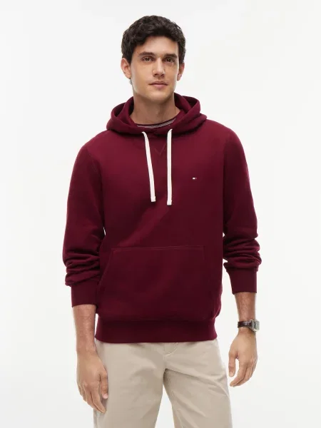 TOMMY HILFIGER Mikina ESS SEASONAL lesného ovocia biela