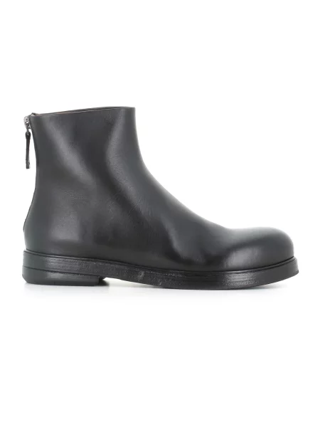 Buty do kostki Marsell skórzane czarne