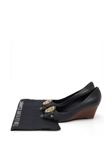 Sandale Tory Burch cu pană albastru