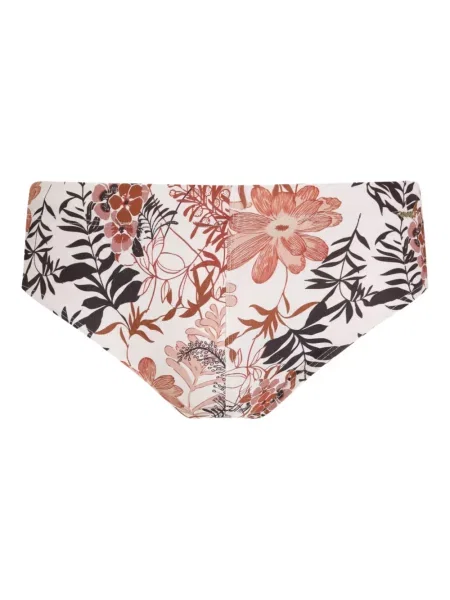 Slip de baie Amir Slama cu model floral cu imagine alb