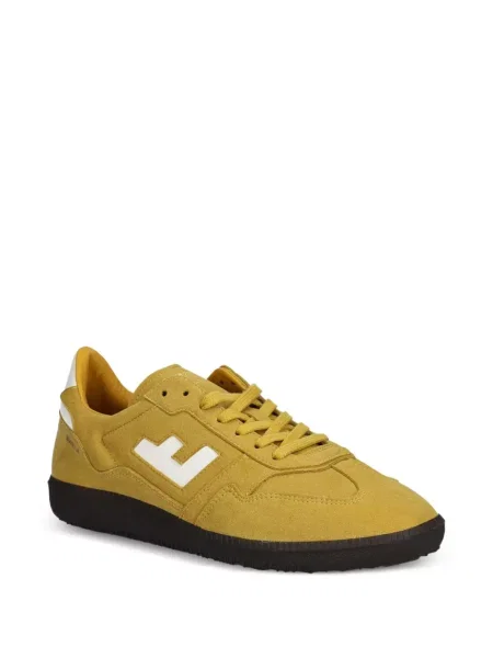 Sneakers Flamingos με κορδόνια με δαντέλα κίτρινο