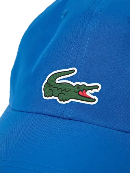 Șapcă Lacoste cu autograf albastru