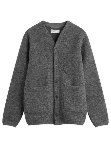 Sweter Universal Works wełniany szary