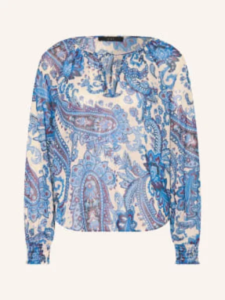 Oui Koszulka Z Dekoltem W Serek weiss